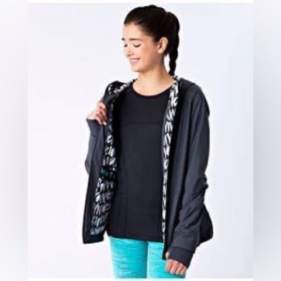 Ivivva Gray Kids Raincoat - Picture 9 of 15